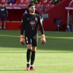 Rui Silva en un partido con el Granada CF