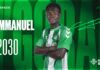 Emmanuel renueva con el Real Betis Balompié hasta 2030 Emmanuel renueva con el Real Betis hasta 2030
