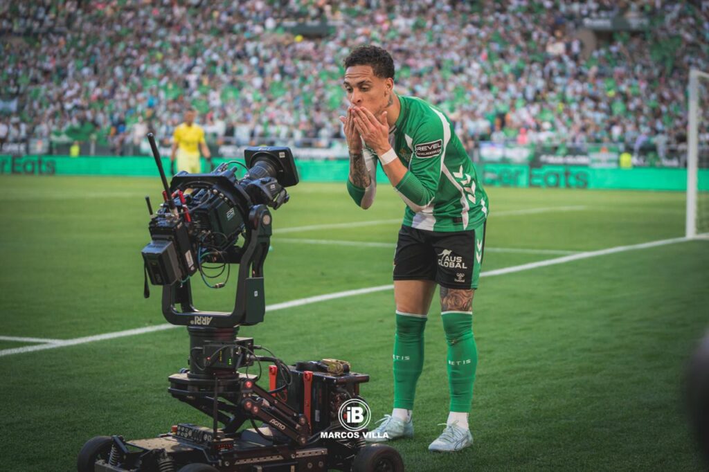 Antony celebrando el 1-0 | Informa Betis