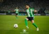 Los números récord de Ez Abde esta temporada en el Betis Ez Abde en el partido contra el SC Braga