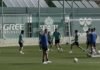 Isco, la principal novedad del entrenamiento del Betis