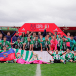 El Juvenil DH celebrando la Copa Del Rey