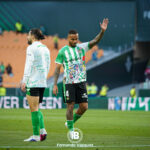 Foto de Fernando Vázquez. Natan en el calentamiento previo al Real Betis-RCD Espanyol.